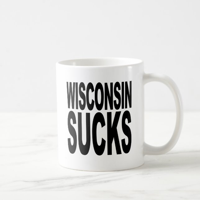 Taza De Café Wisconsin chupa (Derecha)