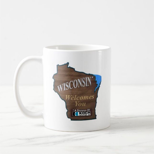 Taza De Café Wisconsin* le acoge con satisfacción división del (Izquierda)