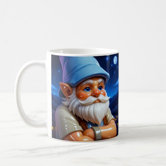 Taza De Café Wise Gnome Night  (Izquierda)