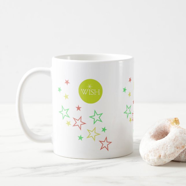 Taza De Café Wish Stars Mug (Con donut)
