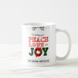 Taza De Café Wishing you peace love and Joy