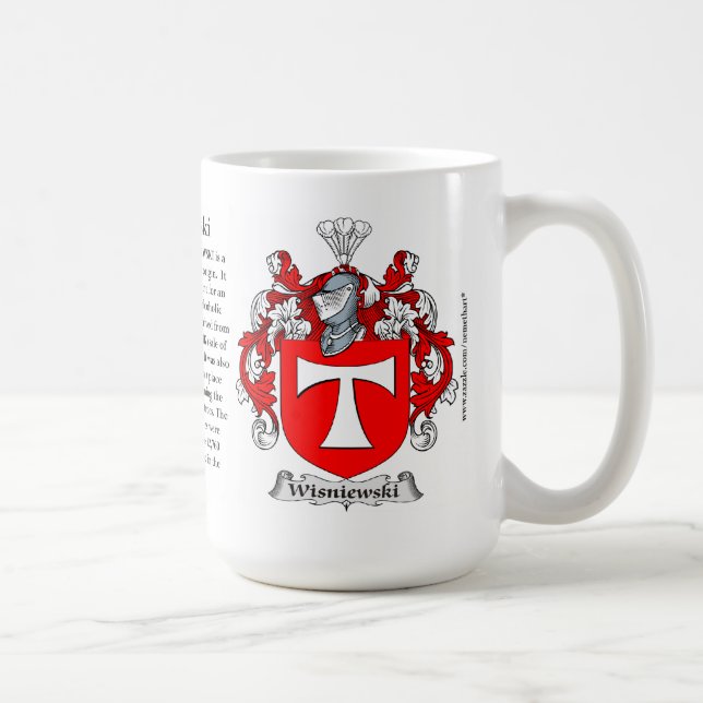 Taza De Café Wisniewski, el origen, el significado y el escudo (Derecha)