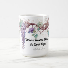 Taza De Café Wisteria Lady Bird cita Mug