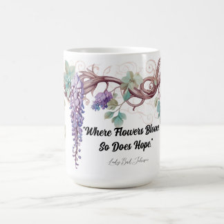 Taza De Café Wisteria Lady Bird cita Mug