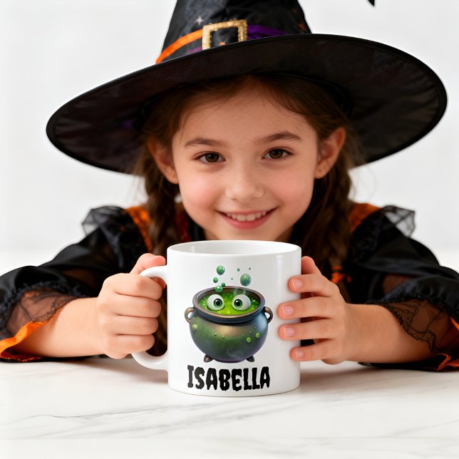 Taza De Café Witch Cauldron Mug Spooky Halloween Cup (Subido por el creador)