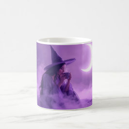Taza De Café Witch Coffee Mug | Moonlight Halloween Cup