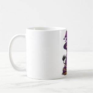 Taza De Café Witch Cow Cauldron