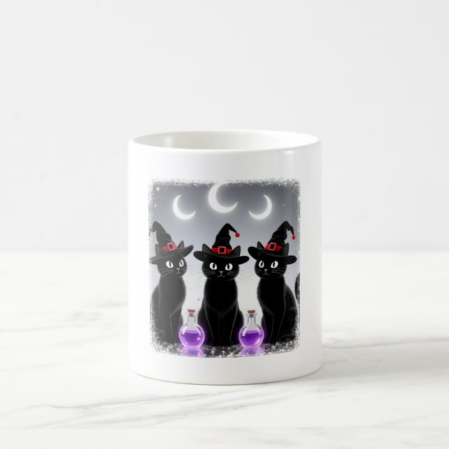 Taza De Café Witch Kitty Crew Halloween Graphic (Centro)