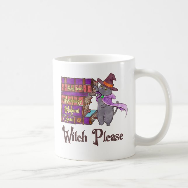Taza De Café Witch Please - Witch Black Cat (Derecha)