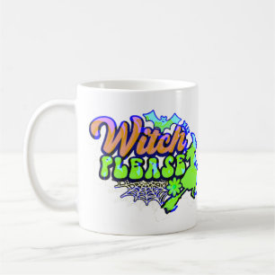 Taza De Café WITCH POR FAVOR Halloween divertido