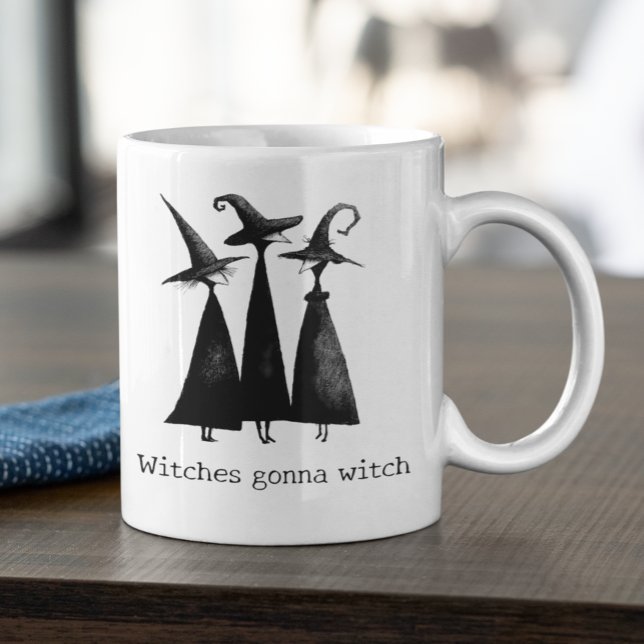 Taza De Café Witches Gonna Witch Halloween  (Subido por el creador)