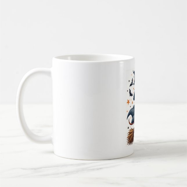 Taza De Café Witchy Dachshund Delight (Izquierda)
