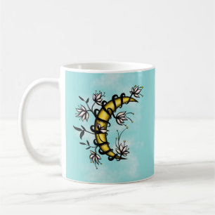 Taza De Café Witchy Moon Floral Boho Art