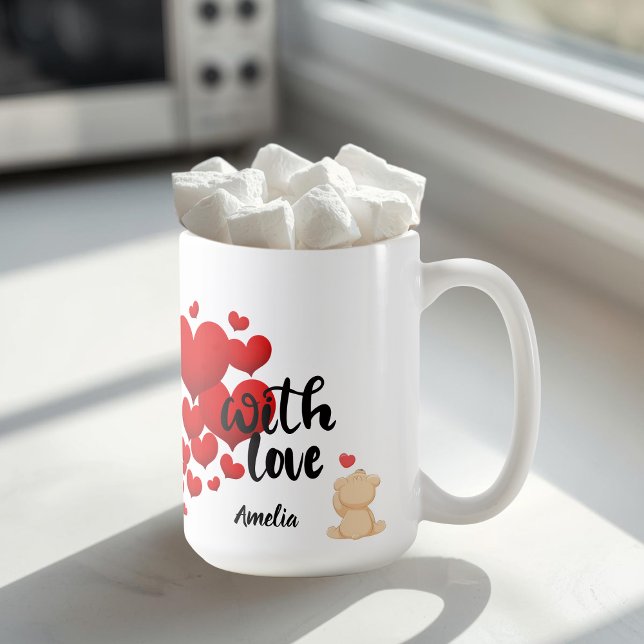 Taza De Café With Love Personalized Mug (Subido por el creador)
