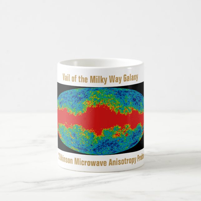 Taza De Café WMAP, Valle de la Vía Láctea sobre el Universo (Centro)