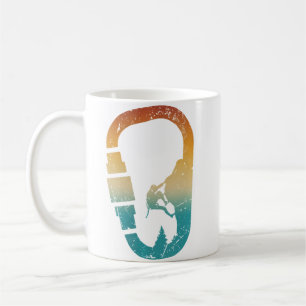 Taza De Café Wo escalada en roca Mosquetón escalada en roca Mon