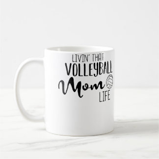 Taza De Café Wo Volleyball Mom Volleyball Cute Sports Mother Fa