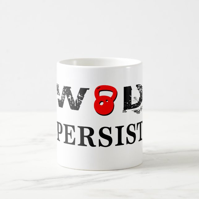 Taza De Café WOD persisten (Centro)