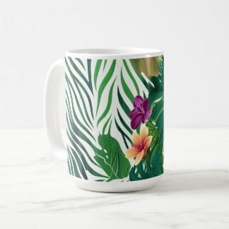 Taza De Café Wogende Dschungel-Harmonie