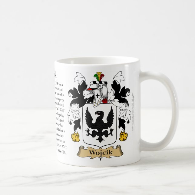 Taza De Café Wojcik, el origen, el significado y el escudo (Derecha)