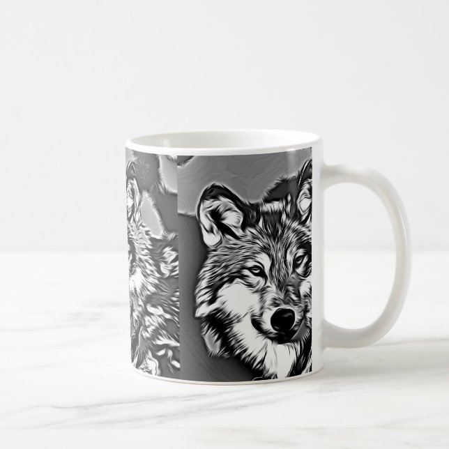 Taza De Café Wolf - 2014-0802 (Derecha)