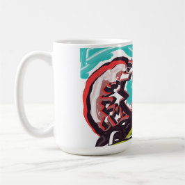 Taza De Café Wolf en primavera