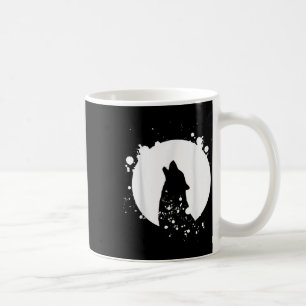 Taza De Café Wolf Men Silhouette Animal Motif Environmental