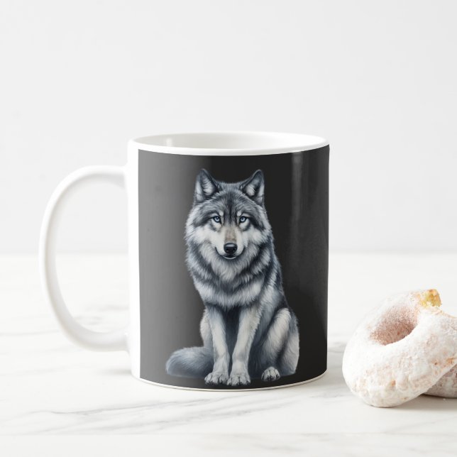 Taza De Café Wolf Spirit (Con donut)