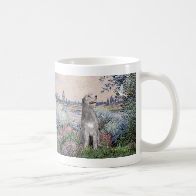 Taza De Café Wolfhound 6 irlandés - A orillas del Sena (Derecha)