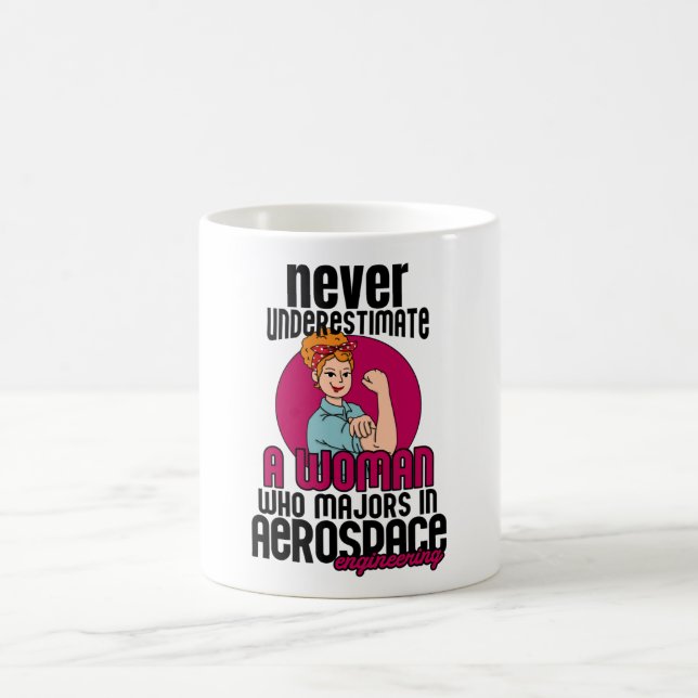 Taza De Café Woman Aerospace Engineering (Centro)
