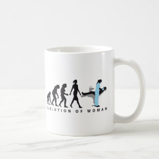 Taza De Café woman female evolution of dentist