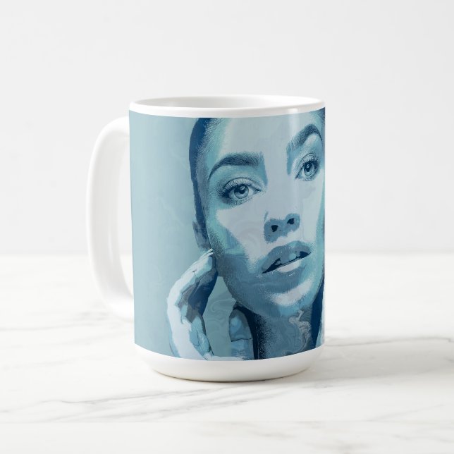 Taza De Café "Woman in Blue" (Anverso izquierdo)