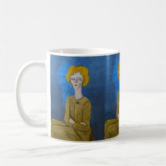 Taza De Café "Woman with folded arms"