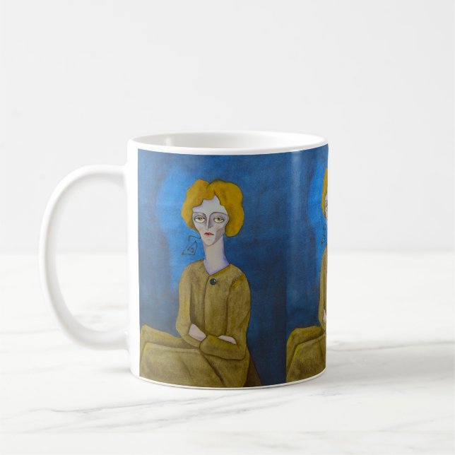 Taza De Café "Woman with folded arms" (Izquierda)