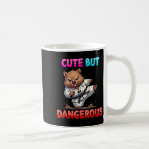 Taza De Café Wombat Divertido Karate Taekwondo Arte Marcial Lin
