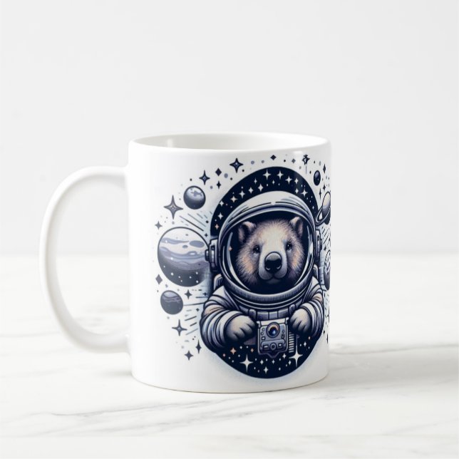 Taza De Café Wombat Wonderland Mug" (Izquierda)