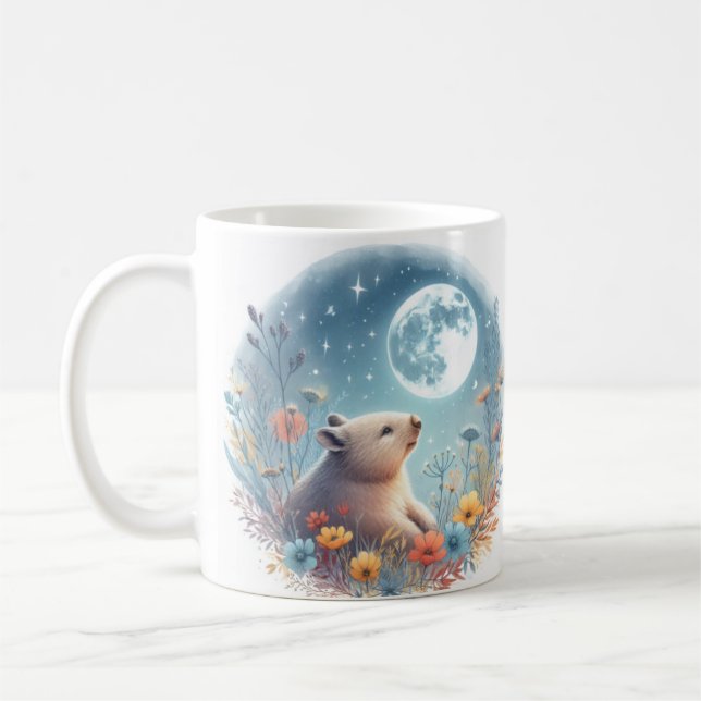 Taza De Café Wombat Wonderland Mug" (Izquierda)