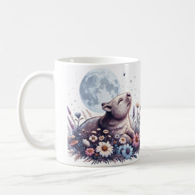 Taza De Café Wombat Wonderland Mug" (Izquierda)