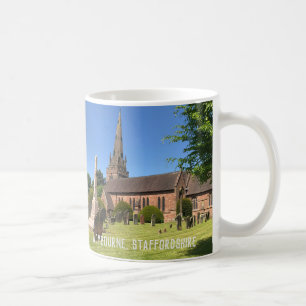 Taza De Café Wombourne, Staffordshire Iglesia en un