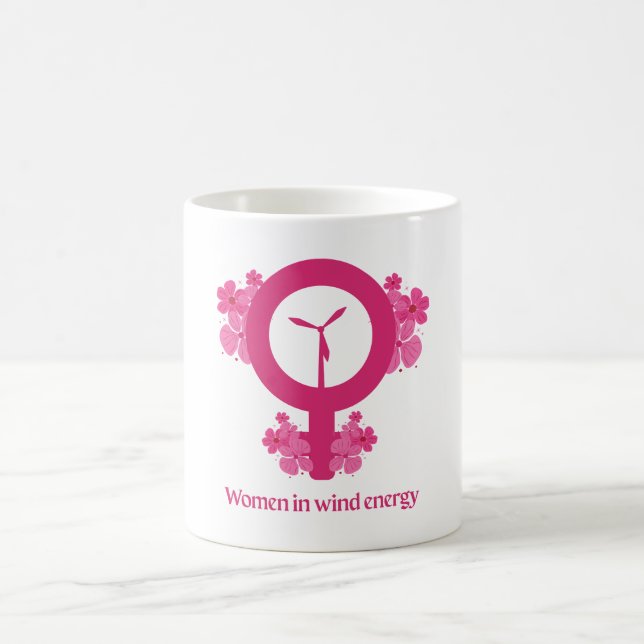 Taza De Café Women in Wind Energy – Feminist Gift (Centro)