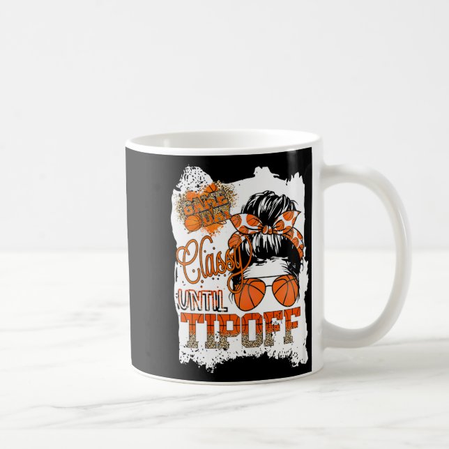 Taza De Café Womens Cly Until Tip-off Funny Quote Basketball Me (Derecha)