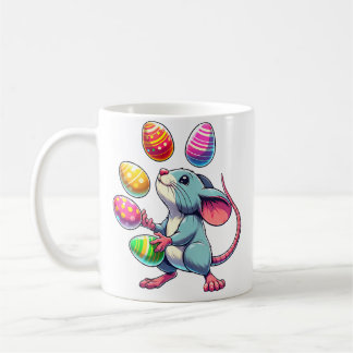 Taza De Café Womens Cool Rat Juggler Juggling Easter