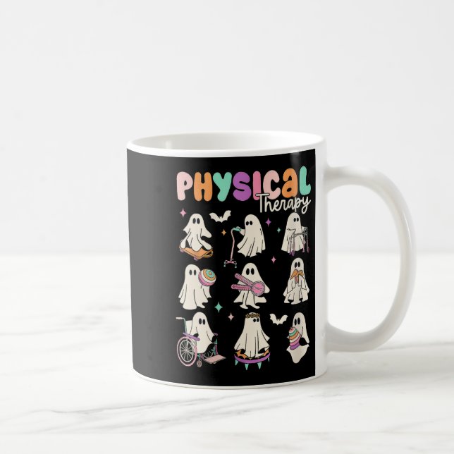 Taza De Café Womens Cute Ghost Physical Therapy Pt Physical The (Derecha)