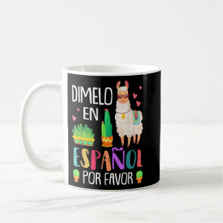 Taza De Café Womens En Espanol Por Favor Bilingual Spanish Teac