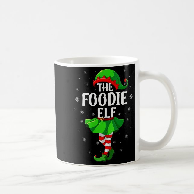 Taza De Café Womens Foodie Elf Christmas Girls Women Elf Squad  (Derecha)
