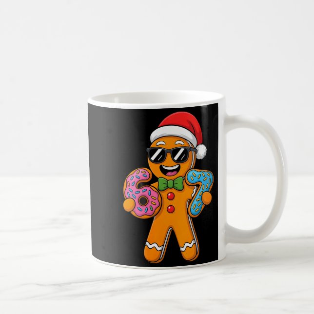 Taza De Café Womens Funny Gingerbread Six Seven 67 Ice Cream Ch (Derecha)