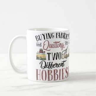 Taza De Café Womens Funny Quilting Vintage Design - Buying Fabr