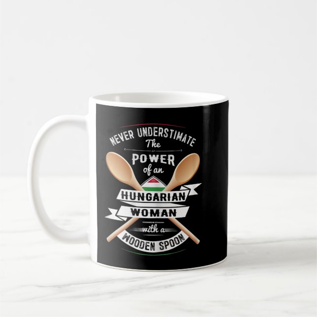 Taza De Café Womens Hungary Flag Souvenirs for Hungarians Men & (Izquierda)