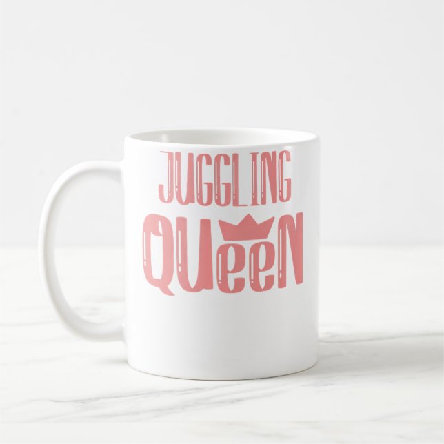 Taza De Café Womens Juggling Queen (Izquierda)