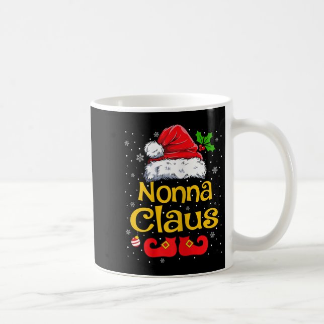 Taza De Café Womens Matching Family Christmas Santa Hat Xmas Fu (Derecha)